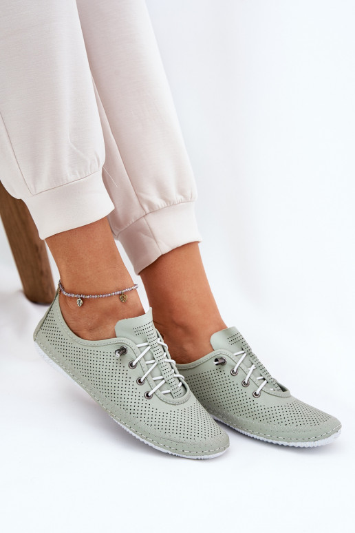 chaussures Féminin Fabriqué en cuir naturel Artiker 54C0833 vert clair chaussures Féminin Fabriqué en cuir naturel Artiker 54C0833 vert clair