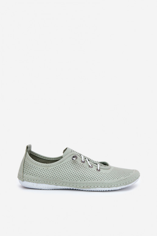 chaussures Féminin Fabriqué en cuir naturel Artiker 54C0833 vert clair chaussures Féminin Fabriqué en cuir naturel Artiker 54C0833 vert clair