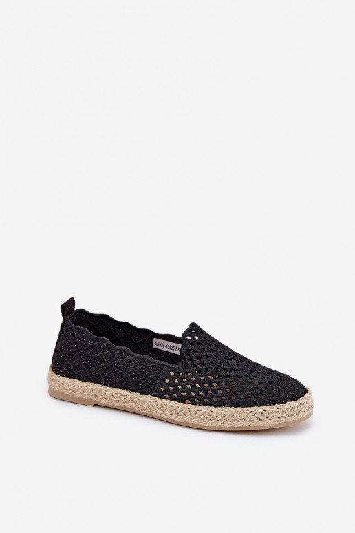 Espadrilles Avec tresse Vinceza 13625 couleur noire Espadrilles Avec tresse Vinceza 13625 couleur noire