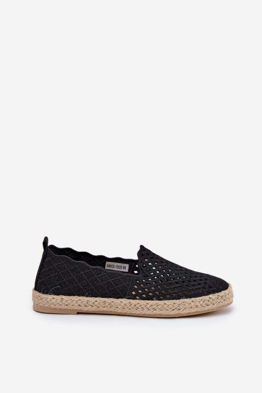 Espadrilles Avec tresse Vinceza 13625 couleur noire Espadrilles Avec tresse Vinceza 13625 couleur noire
