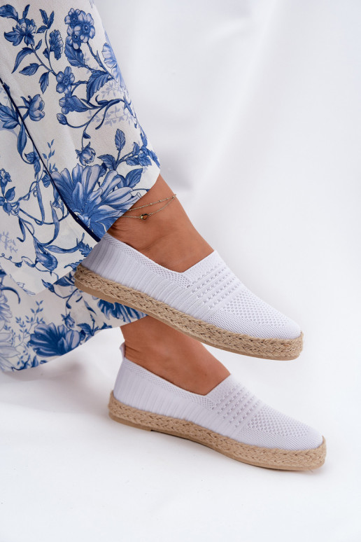 Féminin espadrilles Avec tresse Vinceza 13624 couleur blanche Féminin espadrilles Avec tresse Vinceza 13624 couleur blanche