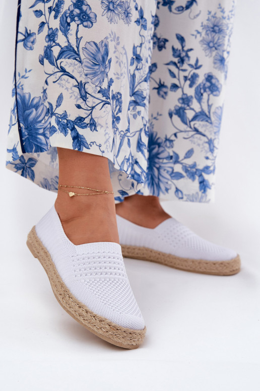 Féminin espadrilles Avec tresse Vinceza 13624 couleur blanche Féminin espadrilles Avec tresse Vinceza 13624 couleur blanche