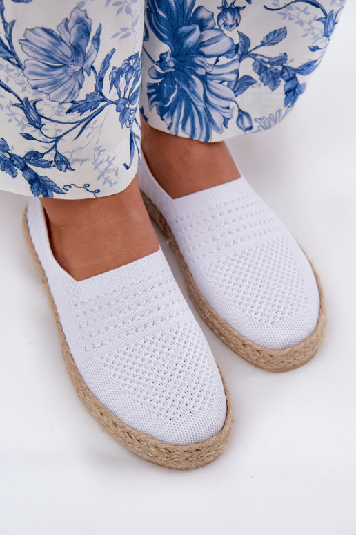 Féminin espadrilles Avec tresse Vinceza 13624 couleur blanche Féminin espadrilles Avec tresse Vinceza 13624 couleur blanche