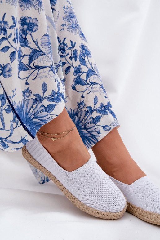 Féminin espadrilles Avec tresse Vinceza 13624 couleur blanche Féminin espadrilles Avec tresse Vinceza 13624 couleur blanche