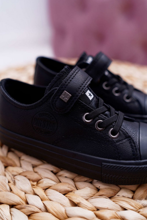Puéril Peau chaussures décontractées BIG STAR EE374034 couleur noire Puéril Peau chaussures décontractées BIG STAR EE374034 couleur noire