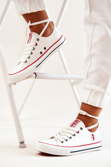 Féminin  chaussures décontractées BIG STAR JJ274123 couleur blanche