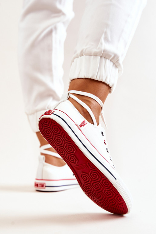 Féminin  chaussures décontractées BIG STAR JJ274123 couleur blanche