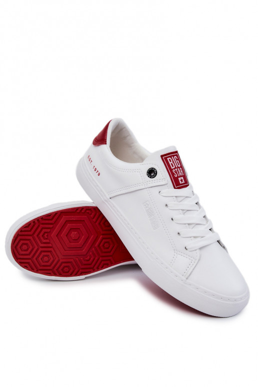 Peau Mâle Baskets Big Star JJ174106 Blanc-couleur rouge Peau Mâle Baskets Big Star JJ174106 Blanc-couleur rouge