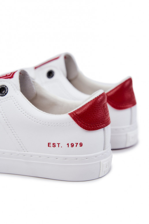 Peau Mâle Baskets Big Star JJ174106 Blanc-couleur rouge Peau Mâle Baskets Big Star JJ174106 Blanc-couleur rouge