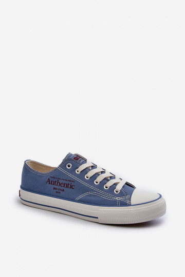 Chaussures de loisirs bleues pour hommes Big Star NN174060