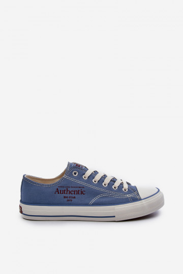 Chaussures de loisirs bleues pour hommes Big Star NN174060 2