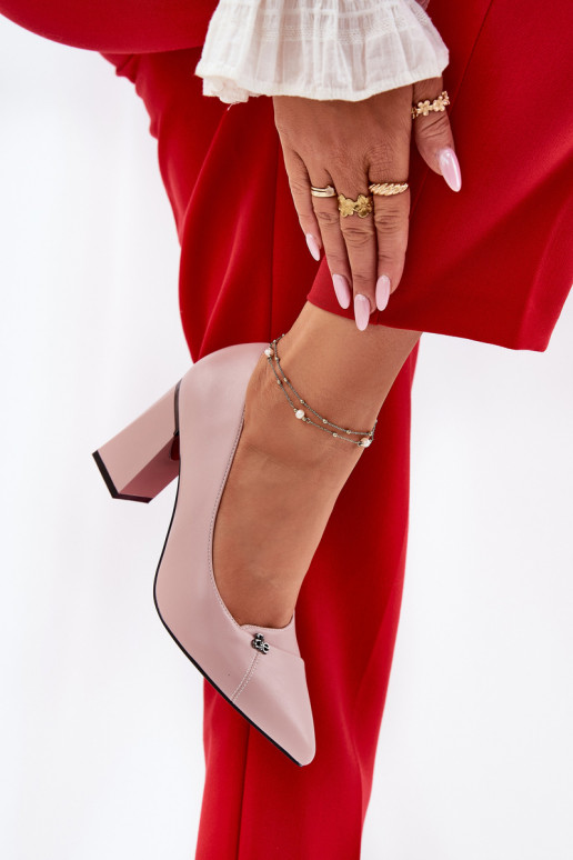 Chaussures avec des talons Style élégant Vinceza 62224 couleur rose