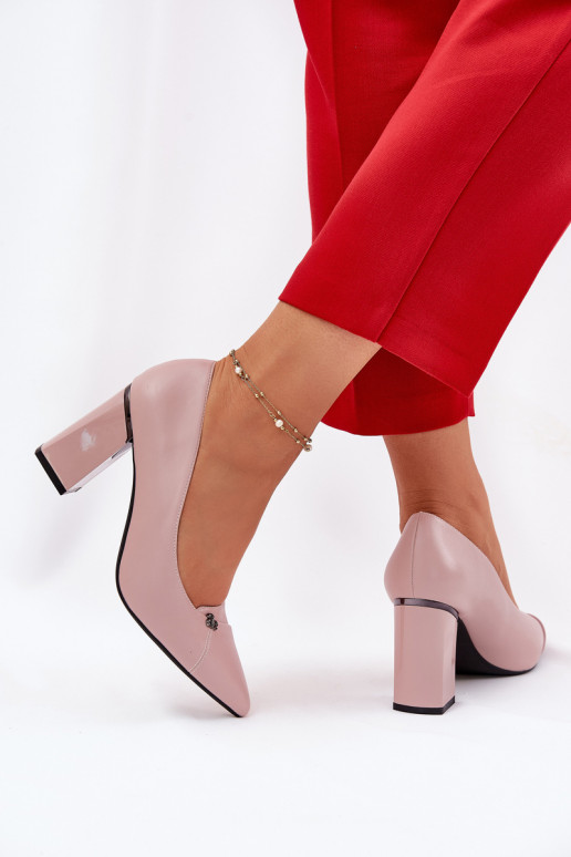 Chaussures avec des talons Style élégant Vinceza 62224 couleur rose