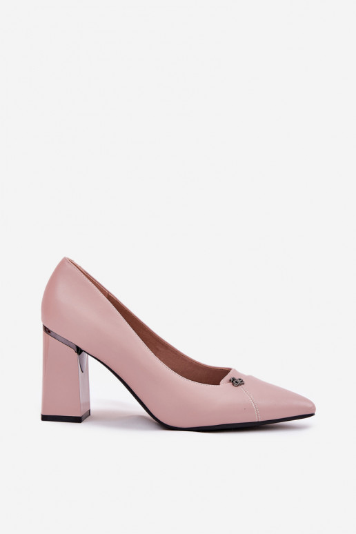 Chaussures avec des talons Style élégant Vinceza 62224 couleur rose