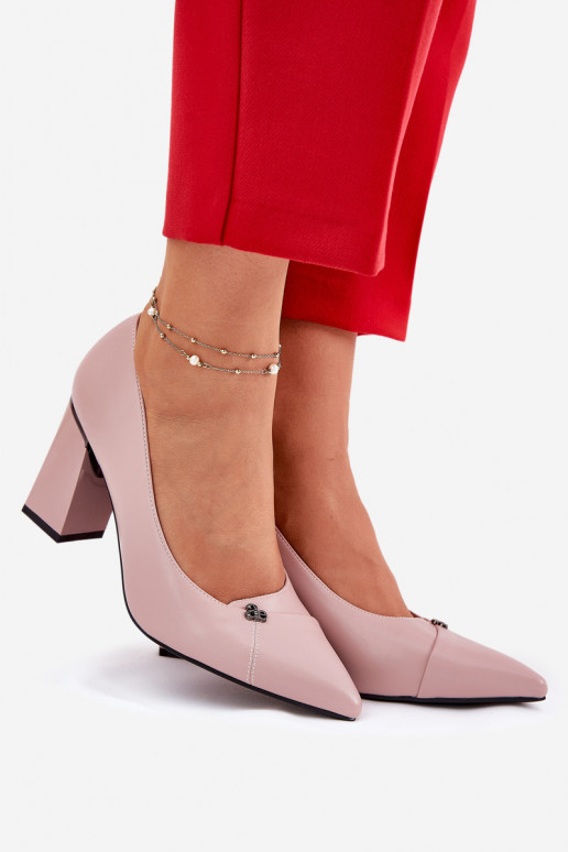Chaussures avec des talons Style élégant Vinceza 62224 couleur rose