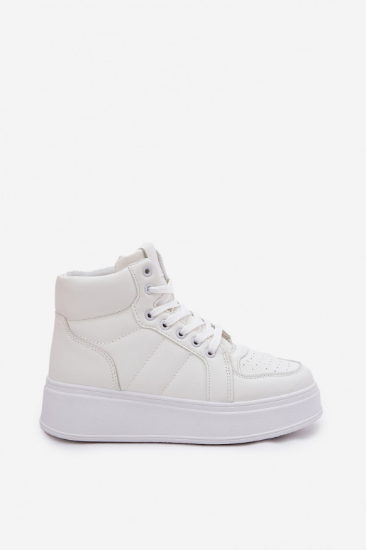 Grand Chaussures modèle baskets Féminin avec une plateforme couleur blanche Tillive Grand Chaussures modèle baskets Féminin avec une plateforme couleur blanche Tillive