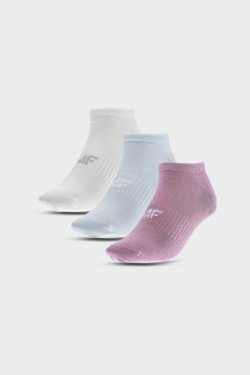 Chaussettes quotidiennes pour femmes jusqu'à la cheville, 3 paires de couleurs variées