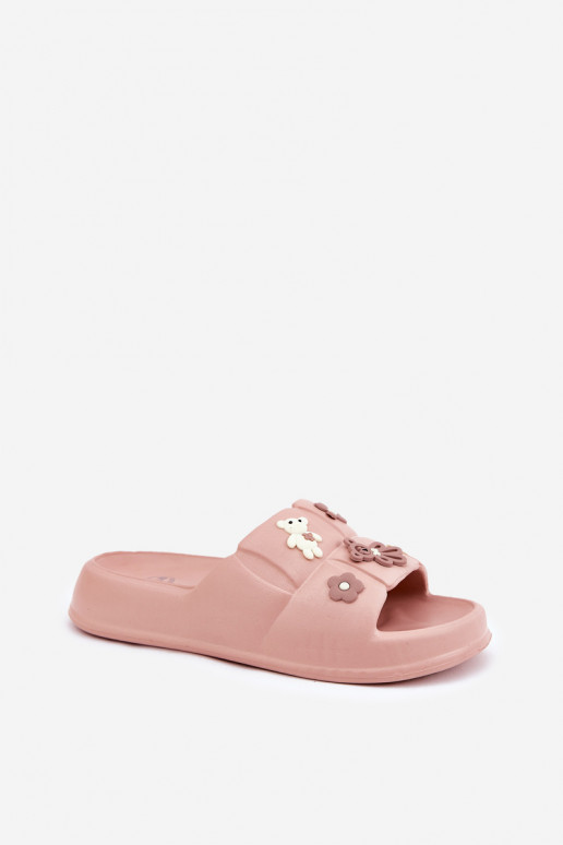 Pantoufles légères Chaussons Z Przypinkami couleur rose Redienna Pantoufles légères Chaussons Z Przypinkami couleur rose Redienna
