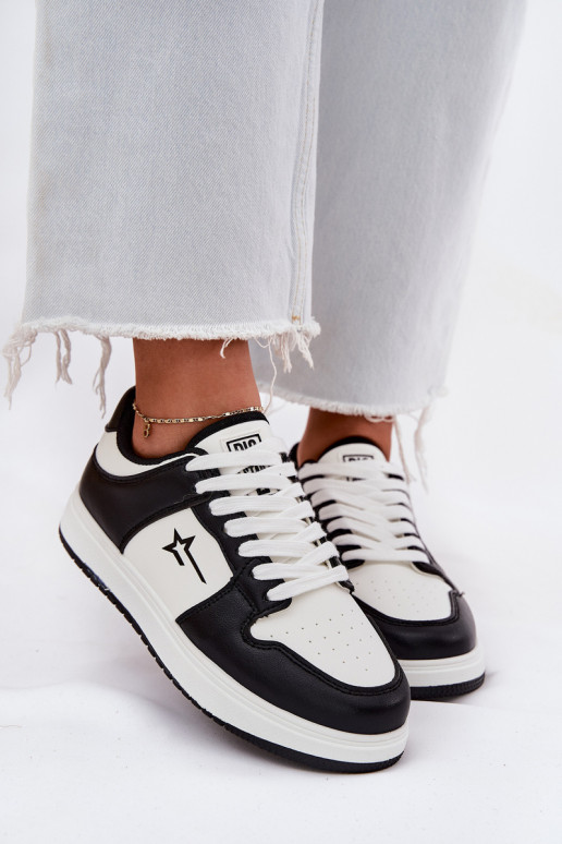 Chaussures modèle baskets Féminin Big Star RR274A240 HI-POLY SYSTEM Blanc-couleur noire Chaussures modèle baskets Féminin Big Star RR274A240 HI-POLY SYSTEM Blanc-couleur noire