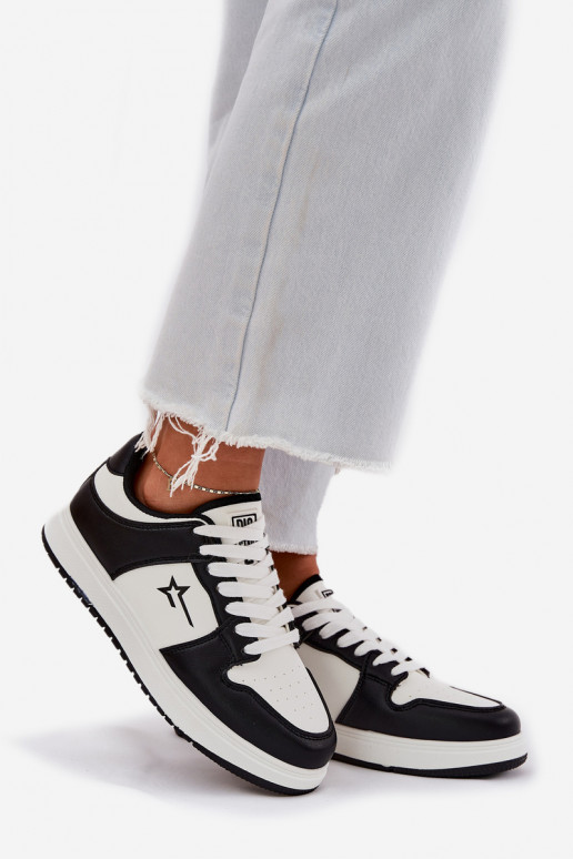 Chaussures modèle baskets Féminin Big Star RR274A240 HI-POLY SYSTEM Blanc-couleur noire Chaussures modèle baskets Féminin Big Star RR274A240 HI-POLY SYSTEM Blanc-couleur noire