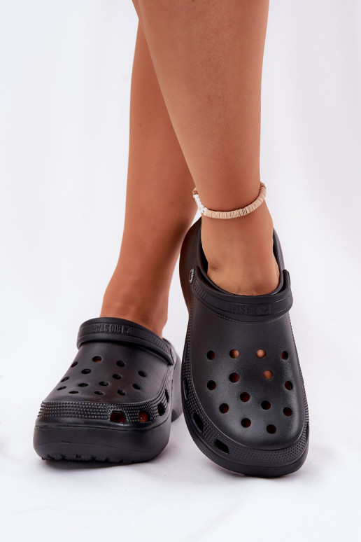 Pantoufles légères Pantoufles pour femmes avec des semelles massives à la mode Big Star RR274A118 couleur noire