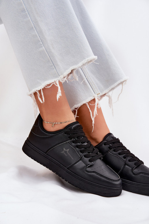 Chaussures modèle baskets Féminin Big Star RR274A242 HI-POLY SYSTEM couleur noire