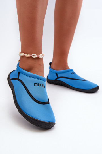 chaussures Preuve Féminin couleur bleue Big Star NN274A802