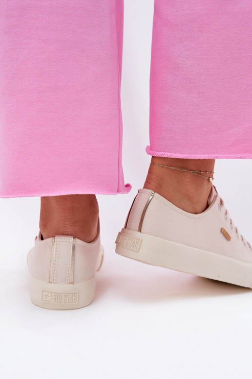 Chaussures décontractées couleur sable pour femmes Big Star RR274768 Chaussures décontractées couleur sable pour femmes Big Star RR274768
