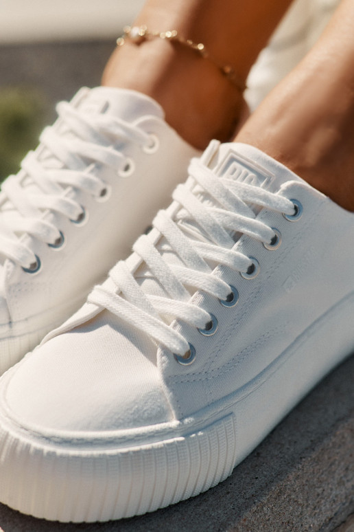 Chaussures décontractées blanches pour femmes Big Star RR274405 Chaussures décontractées blanches pour femmes Big Star RR274405