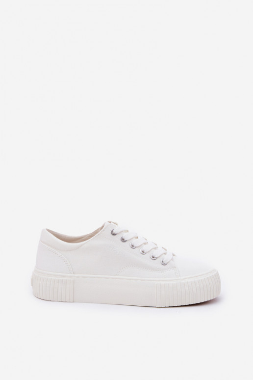 Chaussures décontractées blanches pour femmes Big Star RR274405 Chaussures décontractées blanches pour femmes Big Star RR274405