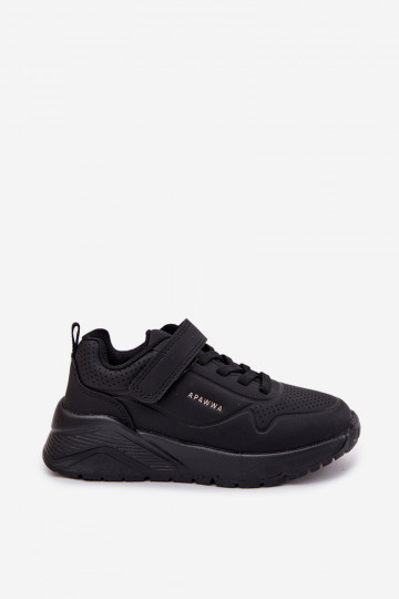 Puéril  baskets avec une plateforme couleur noire Mirivia 2