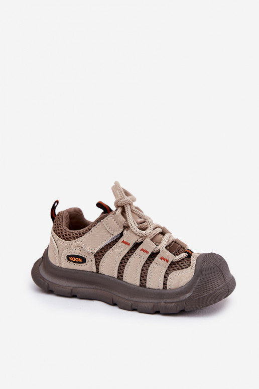 Chaussures enfants Style sportif randonnée beige Falenisa Chaussures enfants Style sportif randonnée beige Falenisa