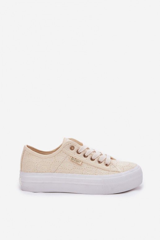 Chaussures de loisirs avec de la dentelle Lee Cooper LCDANS-25-31-3440L beige Chaussures de loisirs avec de la dentelle Lee Cooper LCDANS-25-31-3440L beige