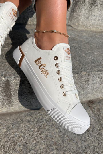 chaussures décontractées  Féminin Lee Cooper LCDANS-25-31-3428L couleur blanche 2