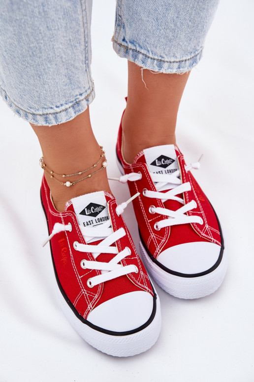 Chaussures de loisirs Lee Cooper LCDANS-25-02-3298L couleur rouge  Chaussures de loisirs Lee Cooper LCDANS-25-02-3298L couleur rouge