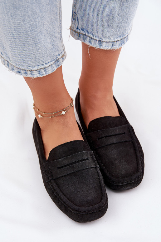 Mocassins en daim Big Star RR274948 couleur noire