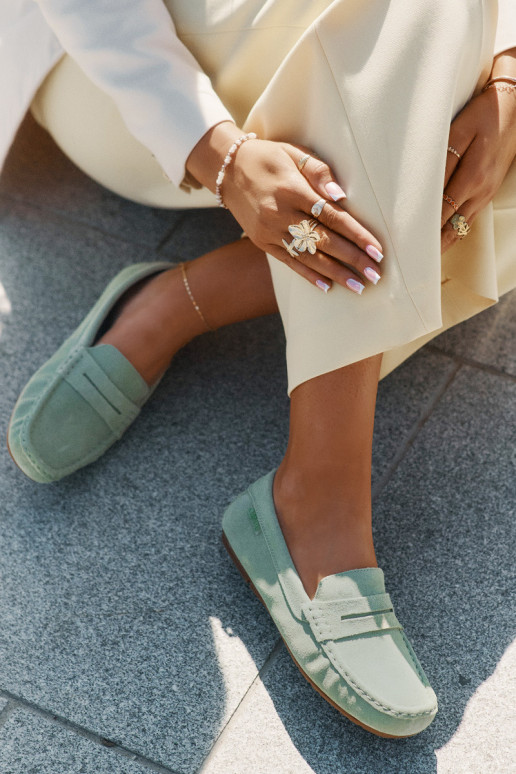 Mocassins en daim Big Star RR274945 couleur verte Mocassins en daim Big Star RR274945 couleur verte