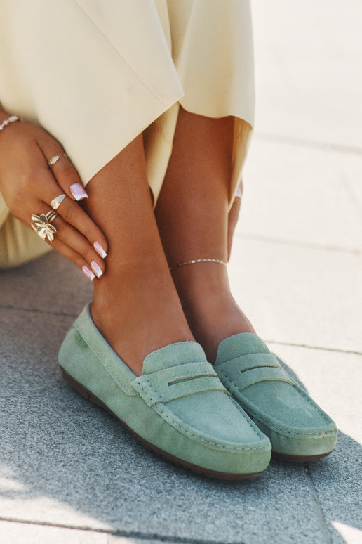 Mocassins en daim Big Star RR274945 couleur verte Mocassins en daim Big Star RR274945 couleur verte