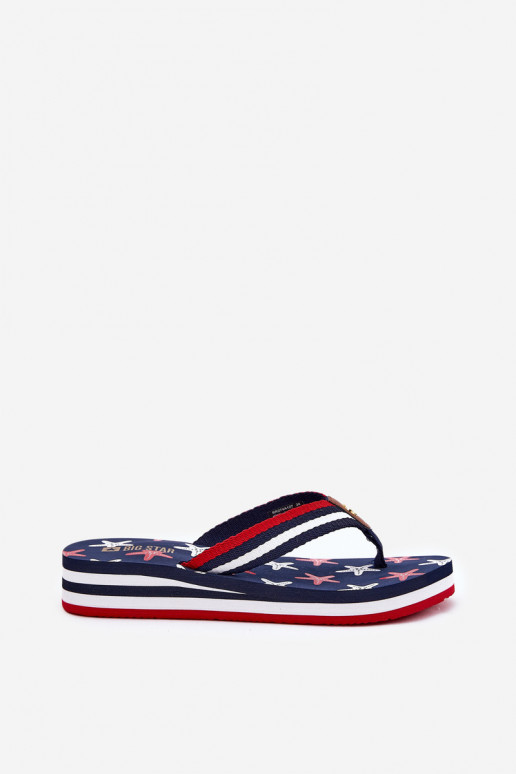 Chaussons Chaussons Féminin Sur un coin Big Star RR274A127 bleu foncé Chaussons Chaussons Féminin Sur un coin Big Star RR274A127 bleu foncé