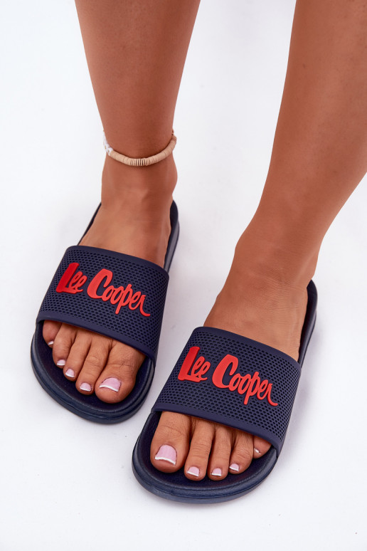 Pantoufles pour femmes Lee Cooper LCDANS-25-07-3524L bleu foncé Pantoufles pour femmes Lee Cooper LCDANS-25-07-3524L bleu foncé