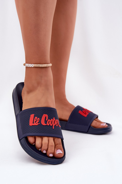 Pantoufles pour femmes Lee Cooper LCDANS-25-07-3524L bleu foncé Pantoufles pour femmes Lee Cooper LCDANS-25-07-3524L bleu foncé