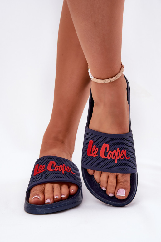 Pantoufles pour femmes Lee Cooper LCDANS-25-07-3524L bleu foncé Pantoufles pour femmes Lee Cooper LCDANS-25-07-3524L bleu foncé