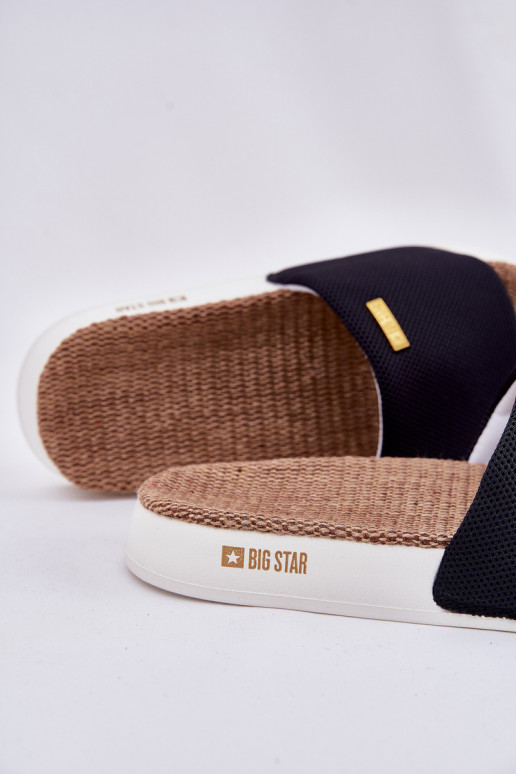 Pantoufles pour femmes Big Star RR274A108 couleur noire Pantoufles pour femmes Big Star RR274A108 couleur noire