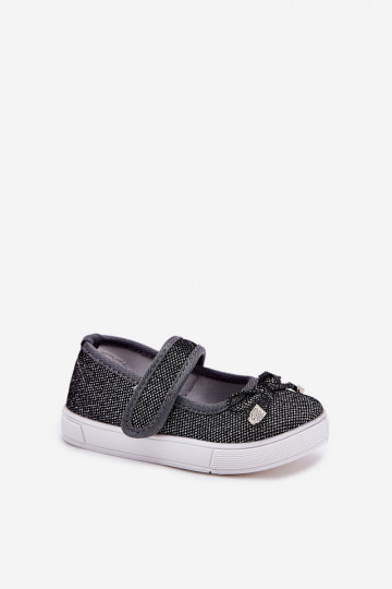 ballerines pour enfants avec des rubans couleur noire Amirinas