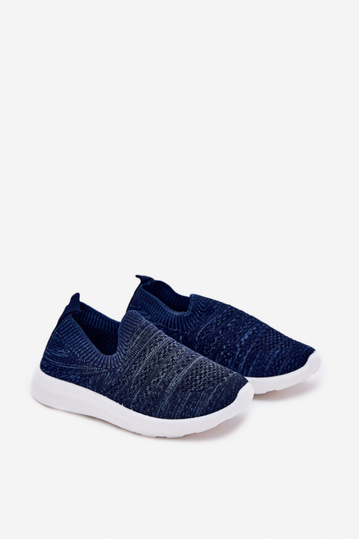Puéril Un modèle convaincant baskets bleu foncé Grinala