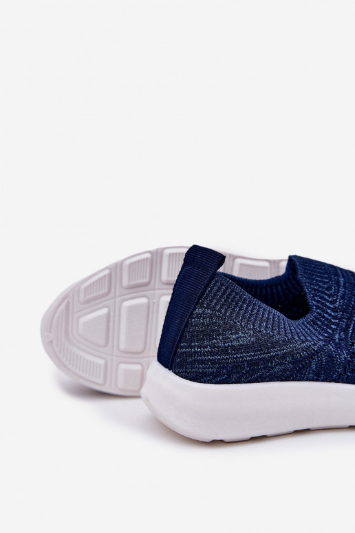 Puéril Un modèle convaincant baskets bleu foncé Grinala