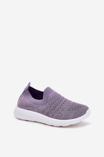 Puéril Un modèle convaincant baskets Couleur violette Grinala