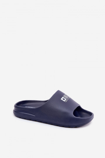 Pantoufles légères Chaussons Mâle Z Logo Big Star RR174A014 bleu foncé