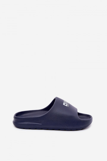 Pantoufles légères Chaussons Mâle Z Logo Big Star RR174A014 bleu foncé 2