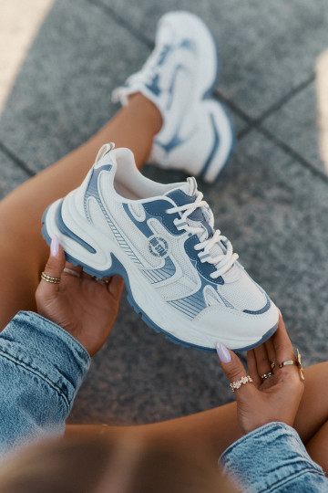 Chaussures modèle baskets Féminin Big Star RR274A190 couleur bleue